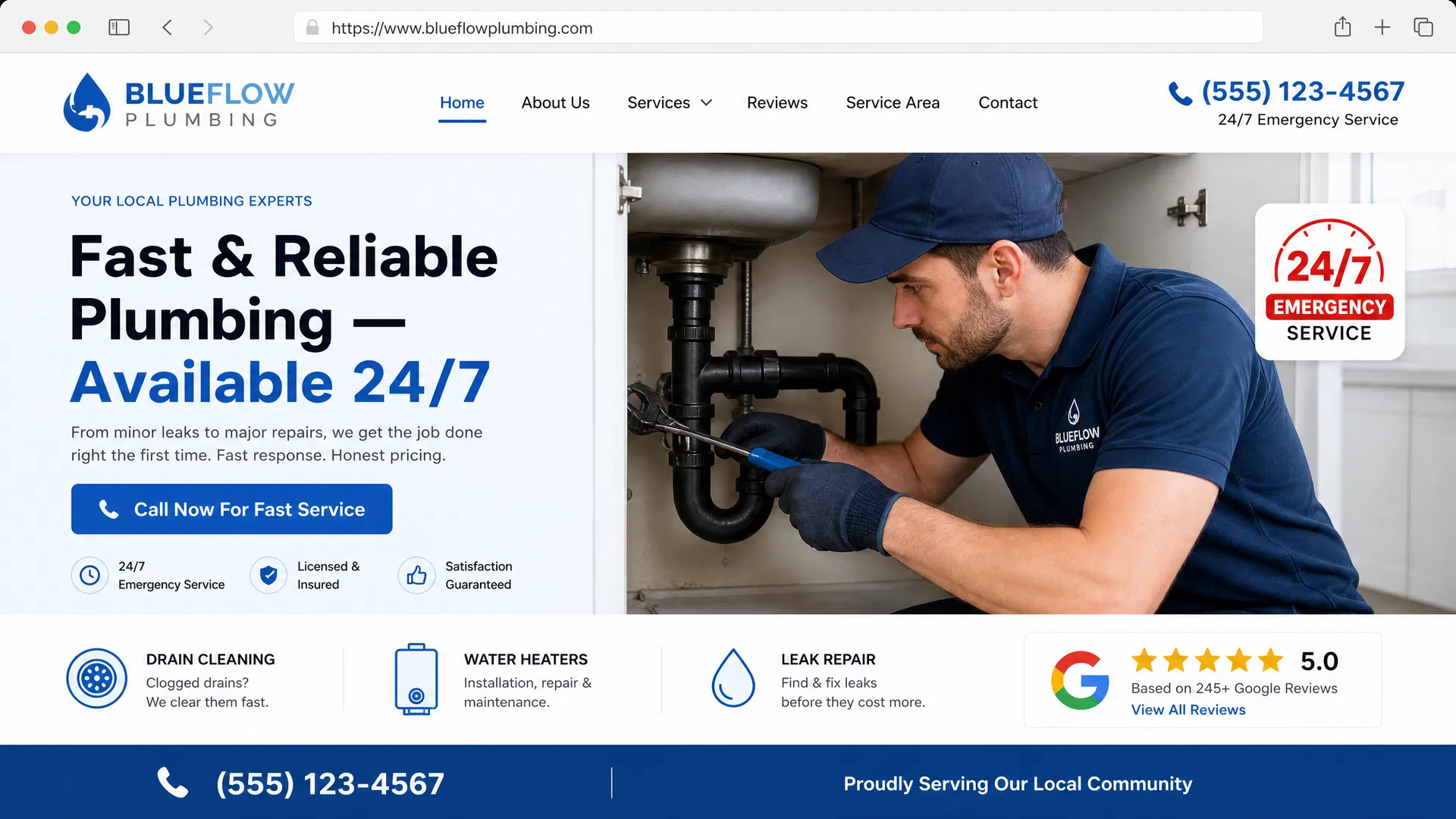 Plumber website